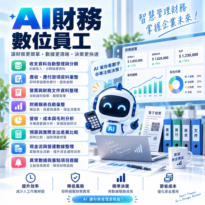 AI財務數位員工 (月繳)
